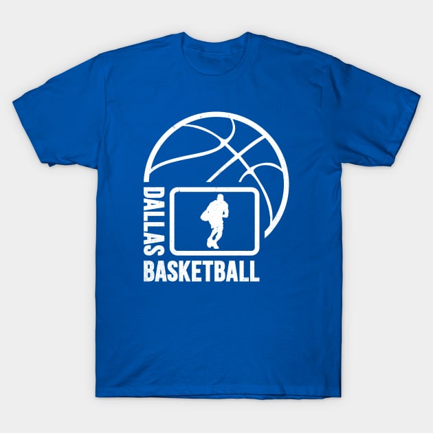 Dallas Basketball 02 T-Shirt by yasminkul